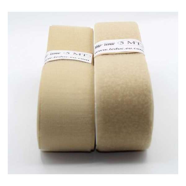 5 METER Zelfklevend Klittenband – Beige Velcro - 2 x 5 m – 5 cm breed 5 METER Zelfklevend Klittenband – Beige Velcro - 2 x 5 m – 5 cm breed