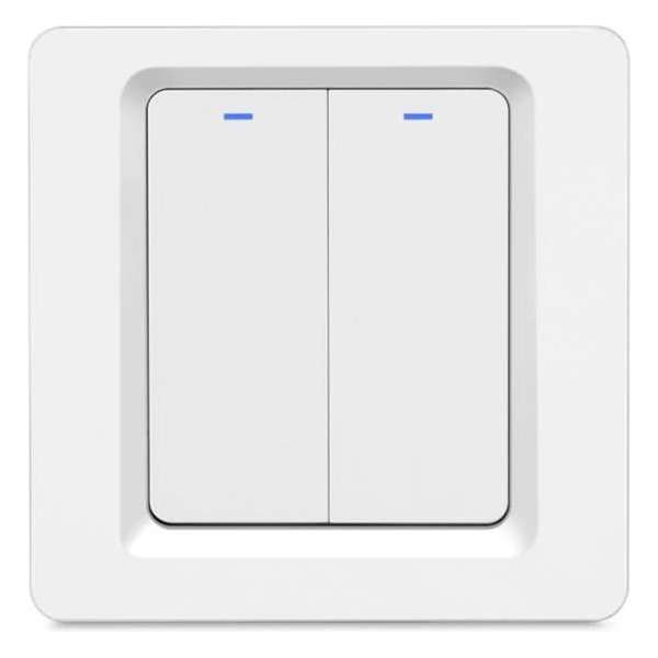 DrPhone SWS1 - Slimme Wifi Schakelaar - Lichtschakelaars 2 Gang - Geschikt voor IOS en Android - Wit DrPhone SWS1 - Slimme Wifi Schakelaar - Lichtschakelaars 2 Gang - Geschikt voor IOS en Android - Wit