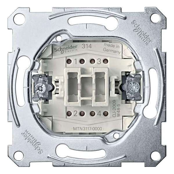 Sokkel - Kruisschakelaar - Merten - Schneider Electric - MTN3117-0000 Sokkel - Kruisschakelaar - Merten - Schneider Electric - MTN3117-0000