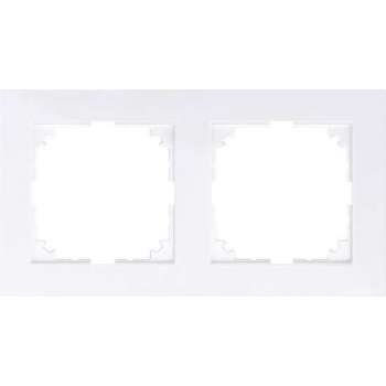 Afdekraam M-Pure 2V - Kunststof Actief Wit - Systeem M - Schneider Electric - MEG4020-3625