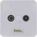 Coax contactdoos opbouw Kabelkeur