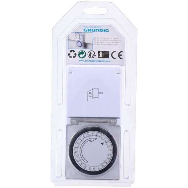 Timer Mechanisch AB Grundig Db Mini Type, Ip44, met sluiter Timer Mechanisch AB Grundig Db Mini Type, Ip44, met sluiter