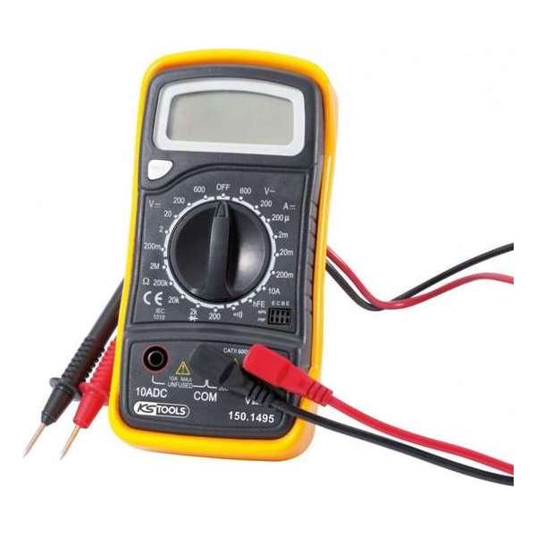 KS Tools Digitale multimeter incl. testpennen KS Tools Digitale multimeter incl. testpennen