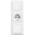 Busch-Jaeger Inbouw Wandcontactdoos 1x Schakelaar 2x Set3
