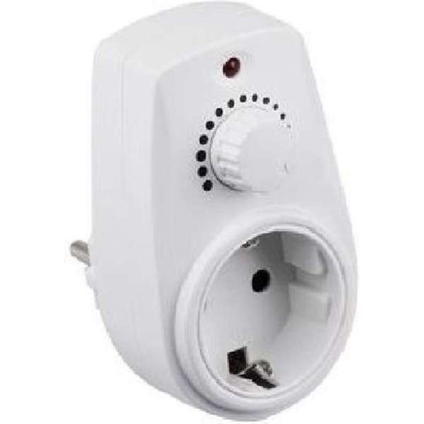 Hölter tussenstekker met ingebouwde draaidimmer 40-280 Watt Hölter tussenstekker met ingebouwde draaidimmer 40-280 Watt