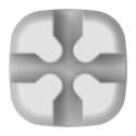 Orico Kabelclip   voor kabel tot 5mm dik - Grijs