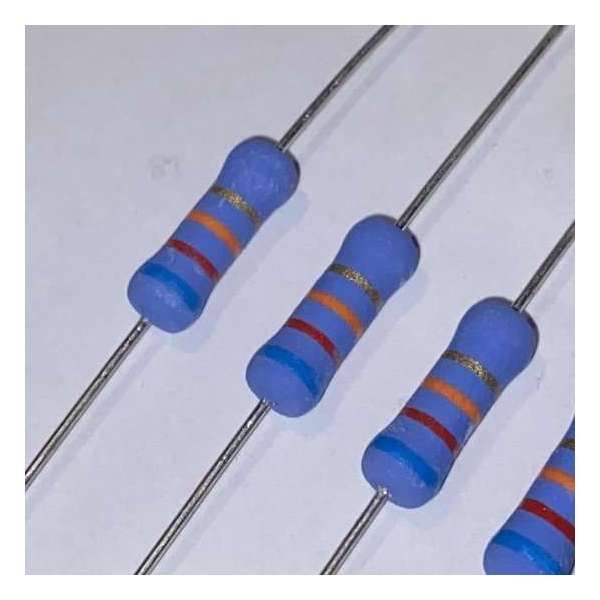 Weerstand 62 K 2W, 5%, 15X5mm, | resistor | verpakt per stuk Weerstand 62 K 2W, 5%, 15X5mm, | resistor | verpakt per stuk