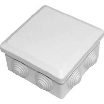 Verbindingsdoos - 7 ingangen - spatwaterdicht - 8 x 8 cm
