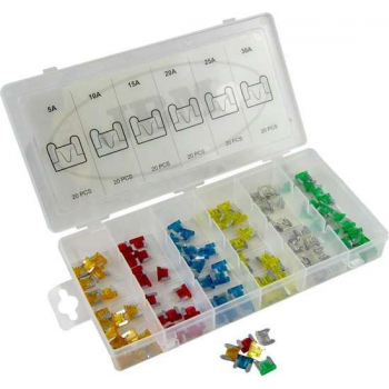 JBM Tools | Set van MINI-ZEKERINGEN (120 Stuks)