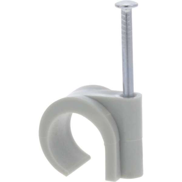 Q-Link buisclip – installatiebuis – rond – PVC – 16–19 mm – grijs – 40 stuks Q-Link buisclip – installatiebuis – rond – PVC – 16–19 mm – grijs – 40 stuks