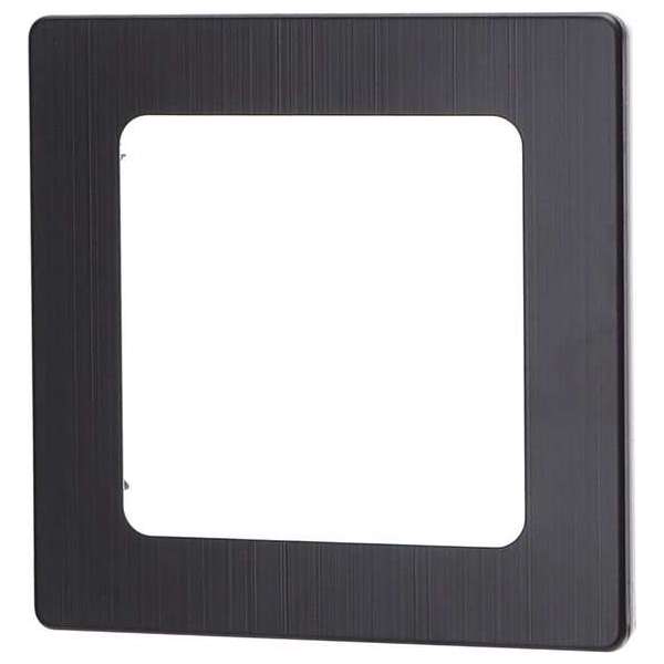 Afdekraam - Igan Jura - 1-voudig - Vierkant - Aluminium - Zwart Afdekraam - Igan Jura - 1-voudig - Vierkant - Aluminium - Zwart