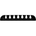 XIB Kabelorganizer / Kabel management / Kabel clips / Kabelbinders / Kabelhouder / Elektronica organizer - Zwart