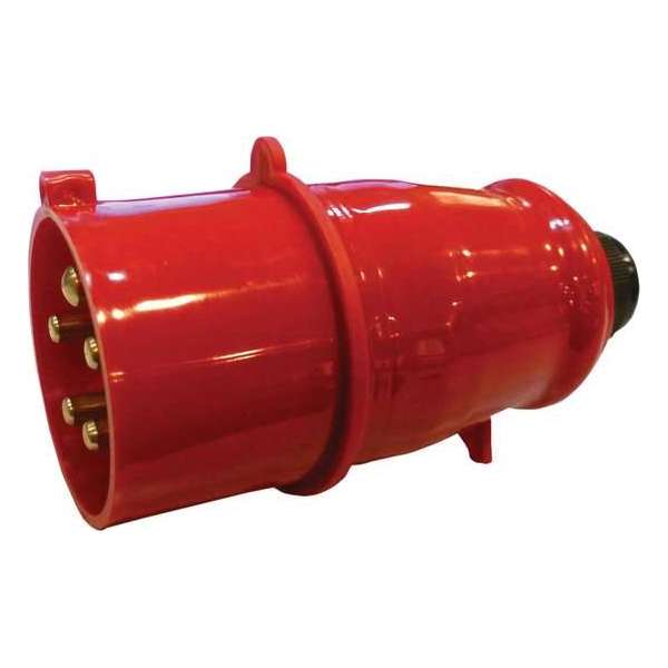 CEE Stekker 400 V, rood, 32 A 5 polig CEE Stekker 400 V, rood, 32 A 5 polig