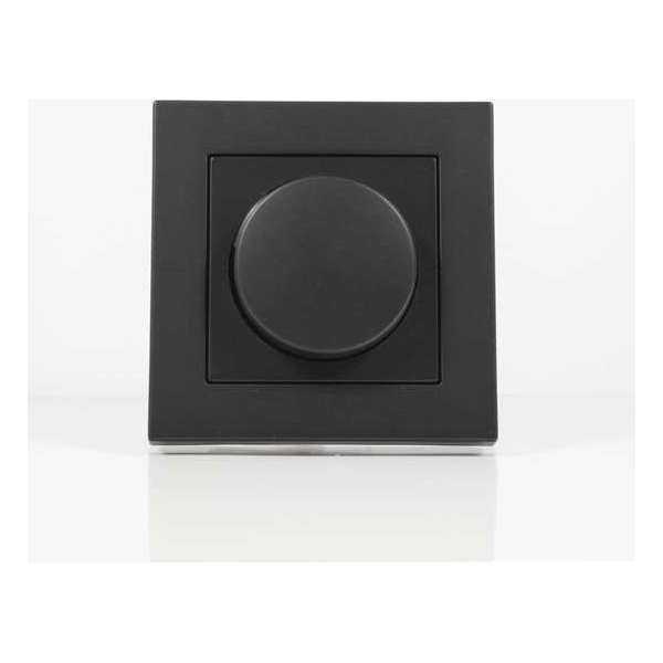 Enkelvoudige Dimmer Afdekplaat | Matzwart | ION INDUSTRIES Enkelvoudige Dimmer Afdekplaat | Matzwart | ION INDUSTRIES