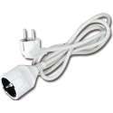 Verlengsnoer - Aigi Gamon - 3680W - 1 Stopcontact - 2 Meter - Wit | Nederland