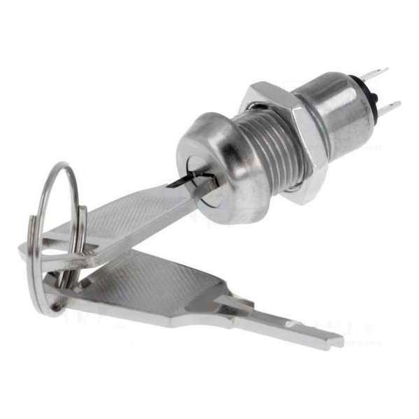 Schakelaar met sleutel - Ø12mm / 30.5mm - OFF-ON