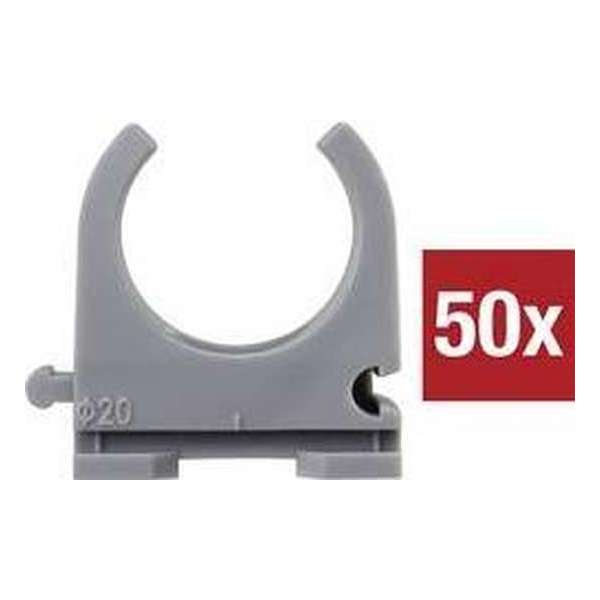 Basetech BT-2226842 Quick-klem EN20 20 mm Grijs 50 stuk(s) Basetech BT-2226842 Quick-klem EN20 20 mm Grijs 50 stuk(s)