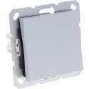 Q-Link S-Line schakelaar - inbouw - wissel - aluminium
