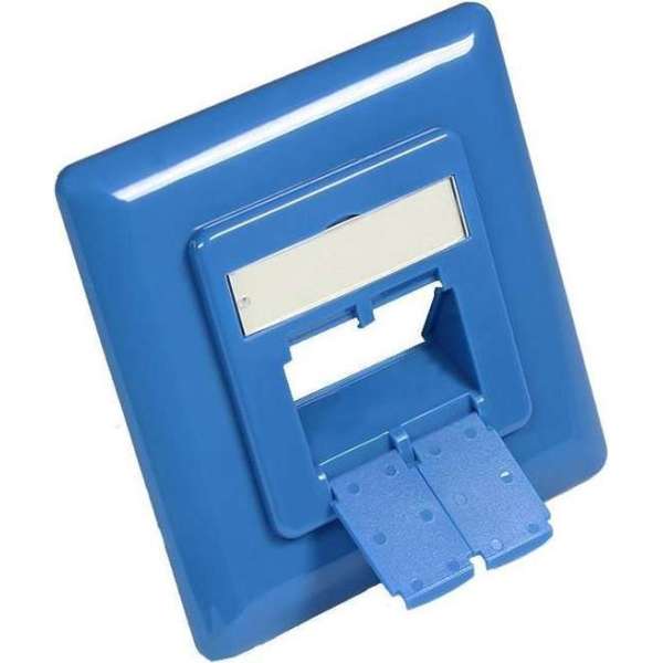 S-Impuls Wandcontactdoos afdekplaat / blauw S-Impuls Wandcontactdoos afdekplaat / blauw