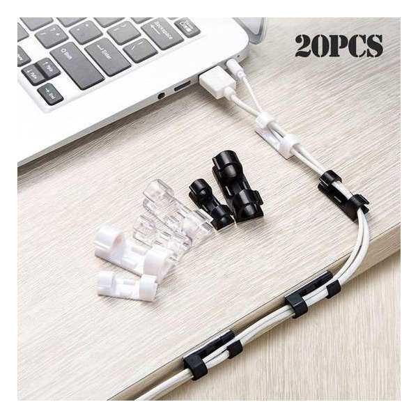 Queen-B - plak clips - Kabel Organizer Queen-B - plak clips - Kabel Organizer