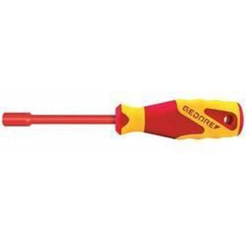 Gedore VDE 2133 17 Steeksleutel schroevendraaier VDE Sleutelbreedte: 17 mm Sleutelbreedte (inch): 11/16 inch Koplengte: 125 mm