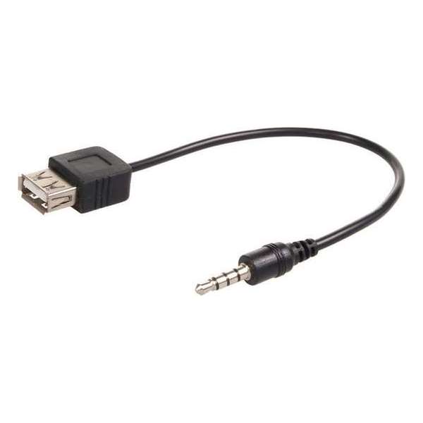 Kabel JACK 3,5mm OTG Adapter USB Maclean MCTV-693 Kabel JACK 3,5mm OTG Adapter USB Maclean MCTV-693