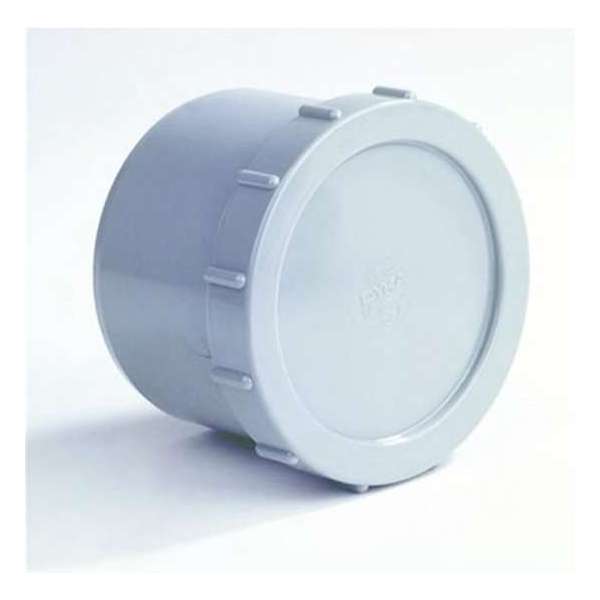 Dyka Eindstuk met schroefdeksel spie-aansluiting PVC 50mm Dyka Eindstuk met schroefdeksel spie-aansluiting PVC 50mm