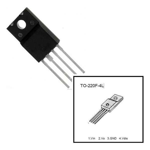 KA78R33 Spanningsregelaar met lage uitval | TO-220F-4L | 33V | verpakt per 5 stuks KA78R33 Spanningsregelaar met lage uitval | TO-220F-4L | 33V | verpakt per 5 stuks