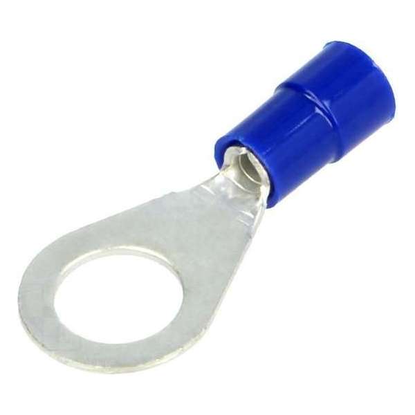 Ring Kabelschoen - Per 10 stuks - blauw - Insteekbreedte 1.5 tot 2.5 mm Insteekdikte 0.8 mm Ring Kabelschoen - Per 10 stuks - blauw - Insteekbreedte 1.5 tot 2.5 mm Insteekdikte 0.8 mm