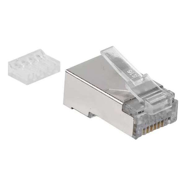 Modulaire RJ45 stekker | Cat 6a | AWG 26 | Allteq Modulaire RJ45 stekker | Cat 6a | AWG 26 | Allteq