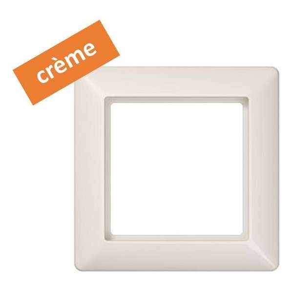 JUNG AS500 | enkelvoudig afdekraam | creme JUNG AS500 | enkelvoudig afdekraam | creme