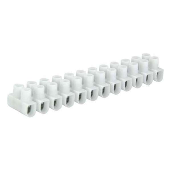 Kroonsteen strip 1,5 - 6mm2 wit Kroonsteen strip 1,5 - 6mm2 wit