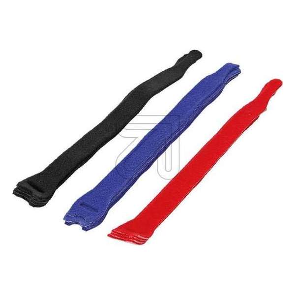 EGB Klittenband met gesp set van 12 stuks in drie kleuren EGB Klittenband met gesp set van 12 stuks in drie kleuren