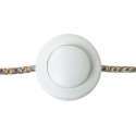 Witte voetschakelaar rond 66mm