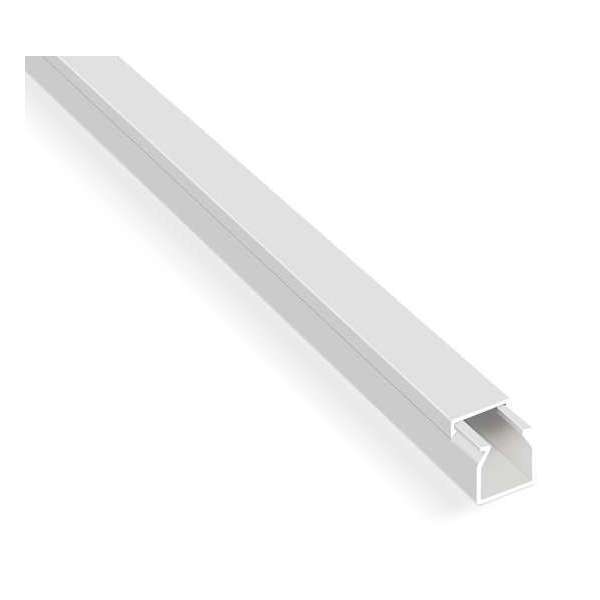 12X12 mm Kabelgoot/ leidinglijst 2X1 M 12X12 mm Kabelgoot/ leidinglijst 2X1 M