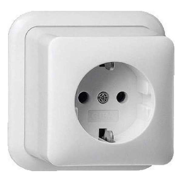 ✅ GIRA opbouw wandcontactdoos met randaarde Zuiver wit (hagelwit) 44011 ✅PROLEDPARTNERS ® ✅ GIRA opbouw wandcontactdoos met randaarde Zuiver wit (hagelwit) 44011 ✅PROLEDPARTNERS ®