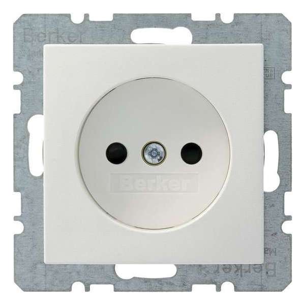 Berker Enkel Stopcontact v.v. kinderbeveiliging Wit B1-B.3-B.7 (Te combineren met Berker S1 serie) Berker Enkel Stopcontact v.v. kinderbeveiliging Wit B1-B.3-B.7 (Te combineren met Berker S1 serie)