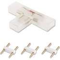 LED lichtslang twee pins connector T-connector