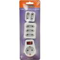 Nova Verdeelstekker Set wit - 3 Delig