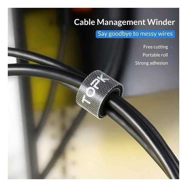 3 meter lange kabel organizer - Herbruikbaar - Snoeren - TV-Kabels - Laptop 3 meter lange kabel organizer - Herbruikbaar - Snoeren - TV-Kabels - Laptop