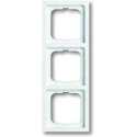 Busch-Jaeger Future Linear afdekraam 3-voudig glanzend wit