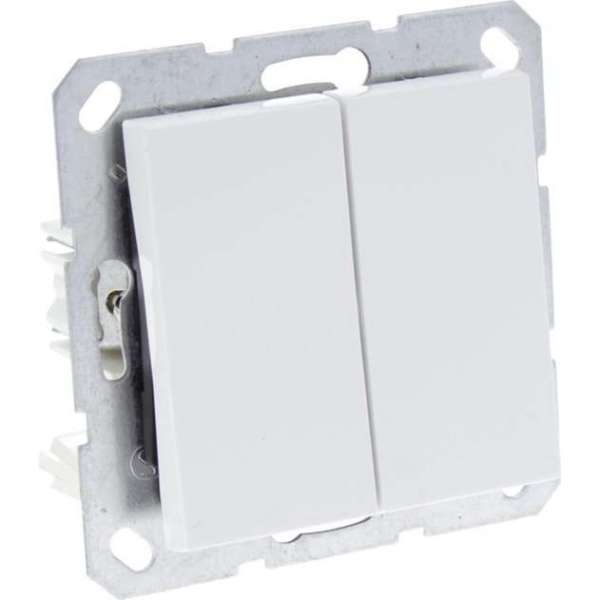 Q-Link S-Line schakelaar - inbouw - serie - polarwit Q-Link S-Line schakelaar - inbouw - serie - polarwit
