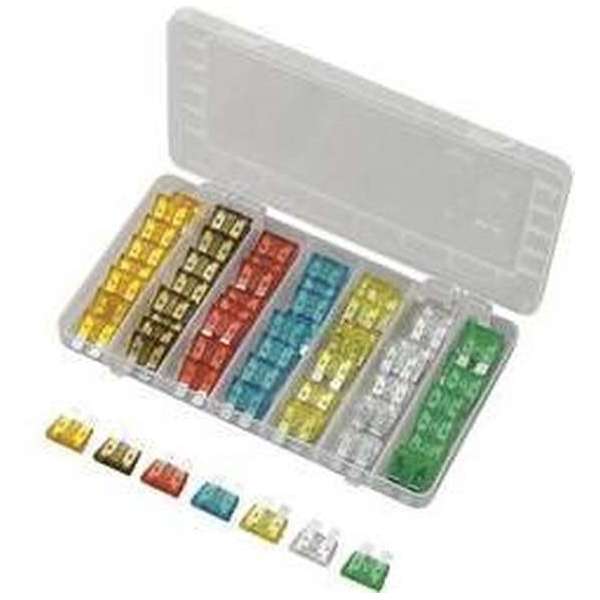 Standaard platte-zekeringset voor auto en industrie 5 A, 7.5 A, 10 A, 15 A, 20 A, 25 A, 30 A TRU COMPONENTS 1572249 Standaard platte-zekeringset voor auto en industrie 5 A, 7.5 A, 10 A, 15 A, 20 A, 25 A, 30 A TRU COMPONENTS 1572249