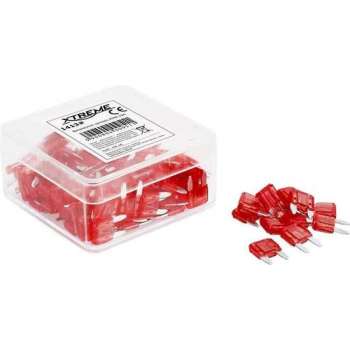 Mini Steekzekering 10A - Rood 10 stuks
