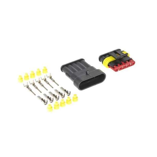 Hermetische connector set - 12 tot 24 Volt - 5 pin superseal - IP67