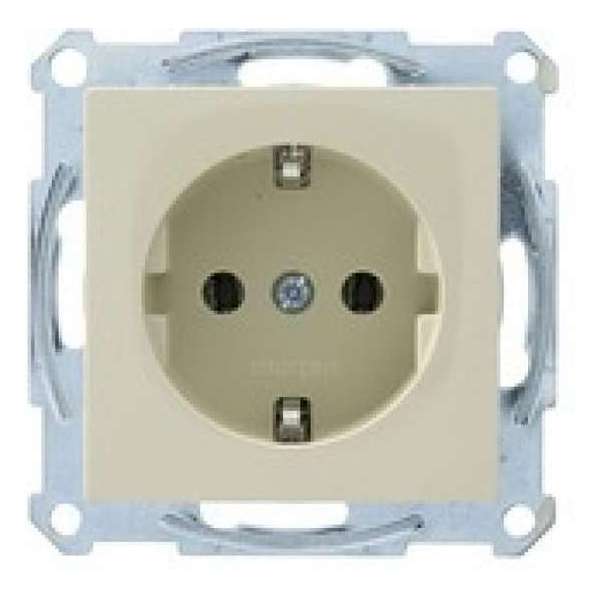 SCHNEIDER ELECTRIC Merten Atelier stopcontact enkel randaarde, inbouw| CREME SCHNEIDER ELECTRIC Merten Atelier stopcontact enkel randaarde, inbouw| CREME