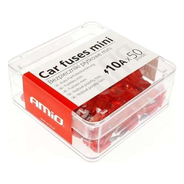 MINI Steekzekering 10A - Doos 50 stuks MINI Steekzekering 10A - Doos 50 stuks