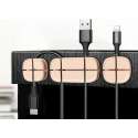 Cross Peas Cable Clip USB Kabelhouder Organizer - Beige