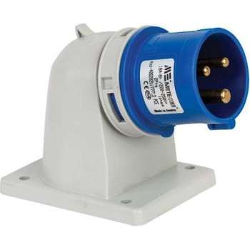 Mete - CEE male 3 polig 6H 16A IP44 muur stekker 220-240VAC