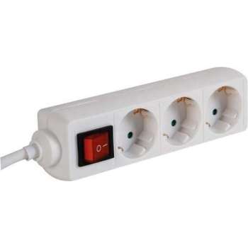 Perel Stekkerdoos 3500 W Wit